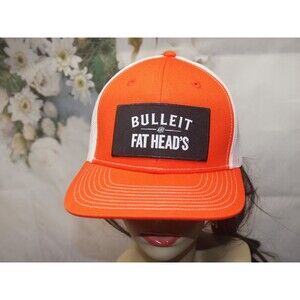 Promo Bulleit And Fat Head's Brewing Company Truckers Mesh Hat Cap Snapback RARE